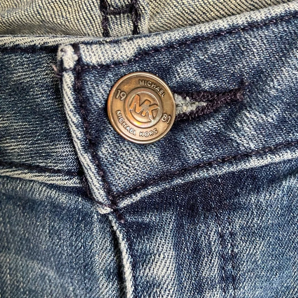 Michael Kors Stretch Slim Midrise Blue Jeans Sz 8